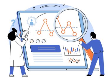 Yarışmacılar vektör illüstrasyonunu analiz ediyor. İş dünyası, arena ve tanıklar, rakiplerinin aralıksız dans ederek başarı, hazine gibi rekabetçi alanlarda gizlendikleri stratejilerle çakışıyor.