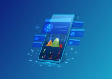 Akıllı telefondan yapay zeka sohbet robotu. 