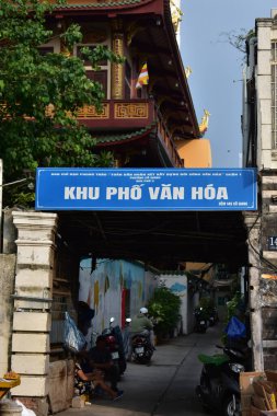 Ho Chi Minh 'deki Budist Tapınağı (Saygon) Vietnam