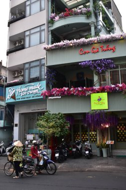 Ho chi minh şehir sokak sahneleri, Vietnam