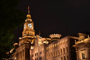Bund 'un Gecesi Şangay Skyline