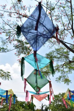 Kite decorations, Siem Reap, Cambodia