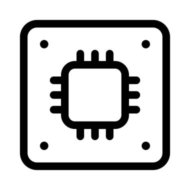 İşlemci simgesi. Özet biçimi.