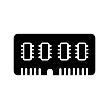 RAM simgesi. Doldurulmuş biçim.