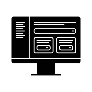 CMS simgesi. Doldurulmuş biçim.