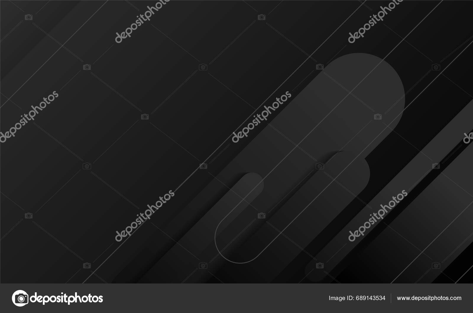 Abstract Black Shapes Background Design Stock Vector by ©Fegunthoero