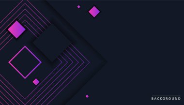 Siyah Modern Şirket Mor Gradyan Çizgileri Arkaplanı