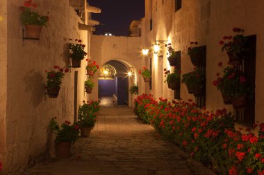 Santa Catalina manastırı Dominikli rahibeler için bir manastır olarak kuruldu. Büyüleyici mimarisi, canlı renkleri ve İspanyol sömürgeci ve yerel etkilerinin eşsiz karışımı ile ünlüdür..