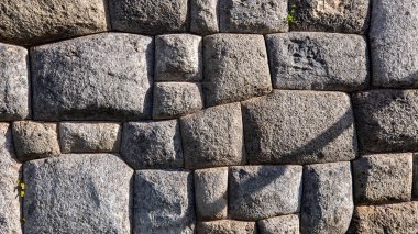 Seyahat, macera ve tarih: Cusco, Peru 'daki İnka taş duvarları, İnka mimarisi ve işçiliğinin olağanüstü bir örneği