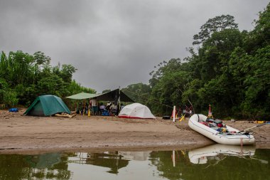 TAMBOPATA RAFTING Vahşi yaşam için fırsatlarla dolu bir yolculuk, ekosistem hakkında bilgi edinmek, ve kendinizi ormanın kalbine daldırmak.