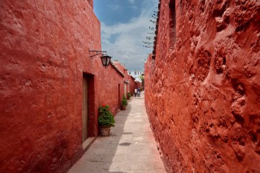 Arequipa-Santa Catalina manastırı Dominikli rahibeler için bir manastır olarak kuruldu. Çarpıcı mimarisi ve canlı renkleriyle ünlüdür..