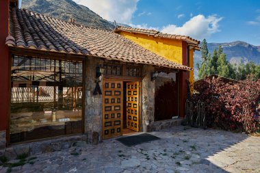 Peru 'nun Kutsal Dağlık Vadisi Cusco Peru' da Huzurlu Eko-Loca.