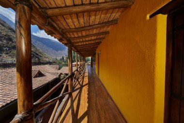 Peru 'nun Kutsal Dağlık Vadisi Cusco Peru' da Huzurlu Eko-Loca.