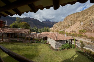 Peru 'nun Kutsal Dağlık Vadisi Cusco Peru' da Huzurlu Eko-Loca.