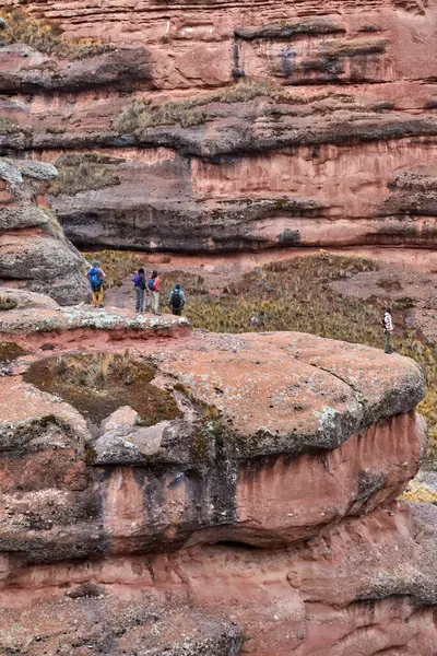 Penguen Kanyonu 'ndaki nefes kesici Tinajani Kanyonu' nu keşfetmek doğanın saf güzelliği ve yükselen kaya oluşumları bizi suskun bırakıyor. Buradaki her adım zamanda yolculuk gibi geliyor. Puno Peru