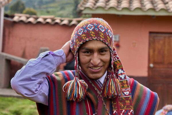  Dressed in their beautifully woven garments, the people of Chinchero come together in a joyful celebration of culture, heritage, and community.