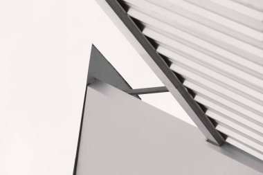 Beyaz gri mimari detayı soyut arkaplan