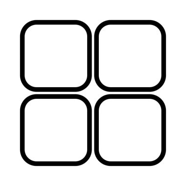 Satır biçimi pencere simgesi, işyerinde imza veya sembol olarak kullanılabilir