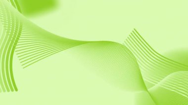 Açık yeşil renkli ve renklendirmeli dalga arkaplan animasyonu. 4K görüntülerinde oynat