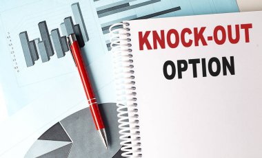 Not defterindeki KNOCK-out opsiyonlu metin ve arkaplan üzerinde kalem