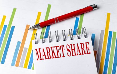 Çizelge ve kalem ticareti kavramını içeren deftere Market Paylaşım metni