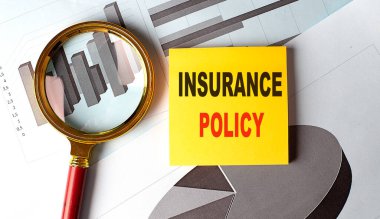 INSURANCE POLİTİKA Dosyadaki yapışkan metin, iş