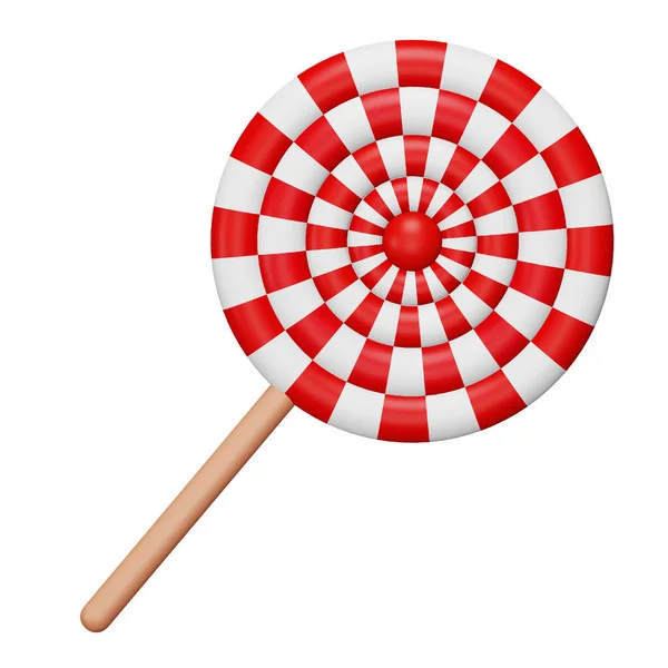 Lollipop Rendering Isometric Icon — Vetor de Stock