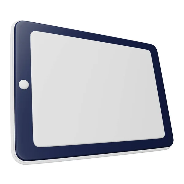Tablette Rendu Icône Isométrique — Image vectorielle