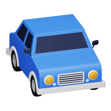 Araç 3d eşölçümleme simgesi.