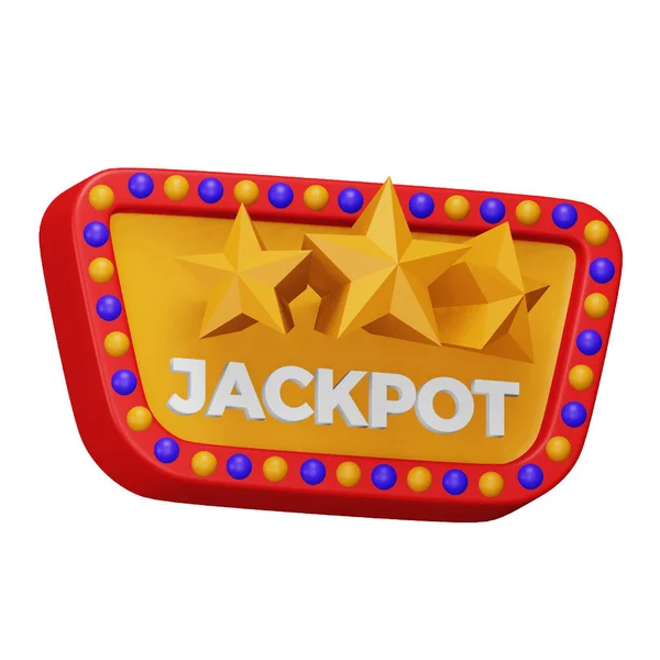 Casino Jackpot Representación Ícono Isométrico — Archivo Imágenes Vectoriales