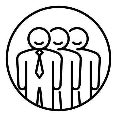 Takım çalışması grubu için özet simgesi.