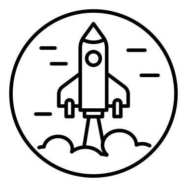 Başlangıç füzesi için özet simgesi.