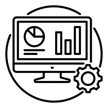 İş süreci grafiği için özet simgesi.