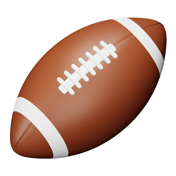 Rugby Rendering Isometric Icon — Stock Vector