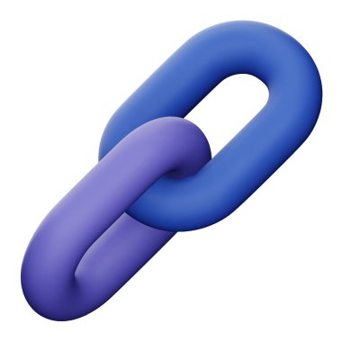 Bağlantı 3d eşölçümleme simgesi.