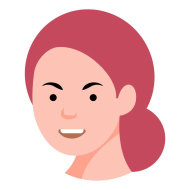 Kadın ifadesi için Avatar Yüzü