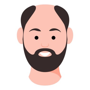 Yaşlı adam ifadesi için Avatar Yüzü