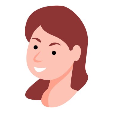 Kadın ifadesi için Avatar Yüzü