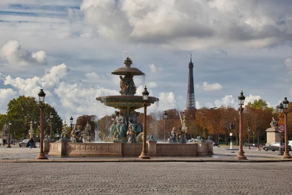 Náměstí Place Concorde Paříži — Stock fotografie