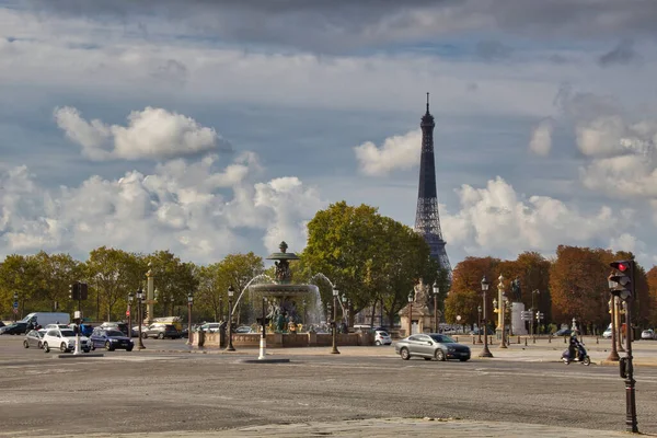 Place Concorde Párizsi — Stock Fotó