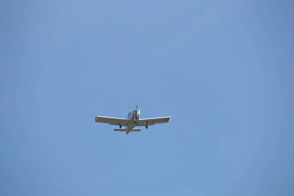 Avião Céu — Fotografia de Stock