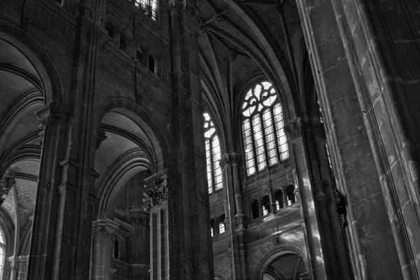 Interior Catedral París — Foto de Stock