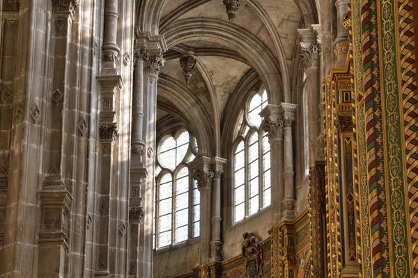 Interiören Katedralen Paris — Stockfoto