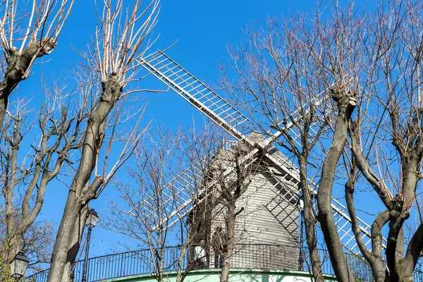 Ancien Moulin Vent Dans Village — Photo