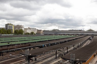 Şehirdeki tren istasyonu.