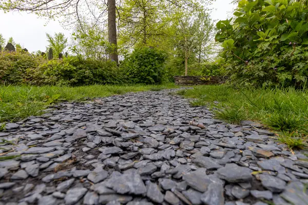 Bahçedeki taş patika