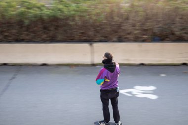 Bisiklete binmek şehirde