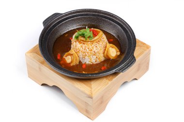 Wok Fried Abalone ile Pilav