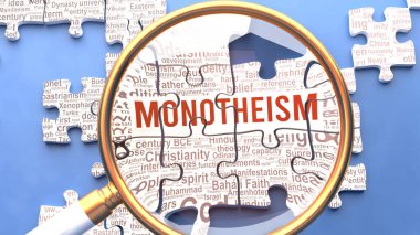 Direkt olarak, birden fazla hayati kavram ve fikirle birlikte yakından incelenmektedir. Bir bulmacanın birçok parçası bir bütün olarak birleşir..