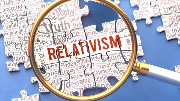 Relativism Undersöks Noga Tillsammans Med Flera Viktiga Begrepp Och Idéer — Stockfoto
